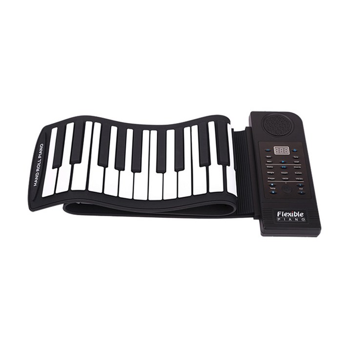 핸드롤피아노 디지털피아노 61건반 접이식 이동식 피아노 PN61S, 혼합색상
