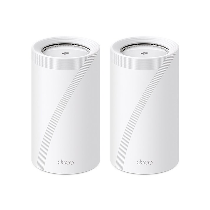티피링크 Deco BE95(2팩) 메시 와이파이 BE33000 유무선 공유기 증폭기, 2개
