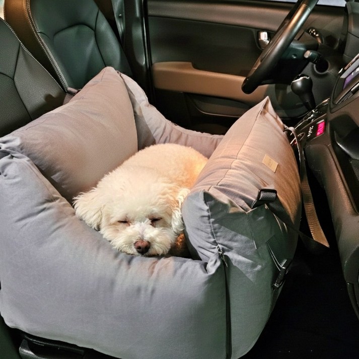 하개랩 국산 3Way 프리미엄 강아지 카시트, 1개, 그레이