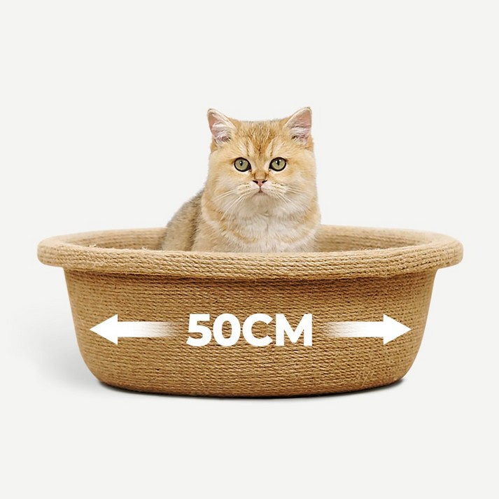 펫쭈 고양이 바구니 스크래쳐 침대 쇼파 특대형 사이잘삼