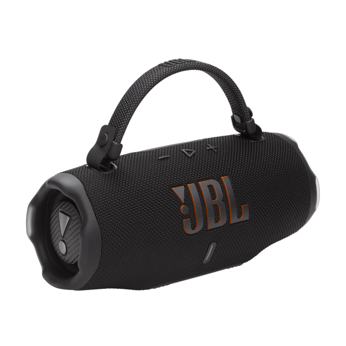 삼성공식파트너 JBL CHARGE6 블루투스 스피커 AI 사운드부스트 24시간재생 보조배터리기능 Aura cast IP68 방수방진 핸드스트랩 야외 아웃도어 캠핑 무선 스피커, 블랙