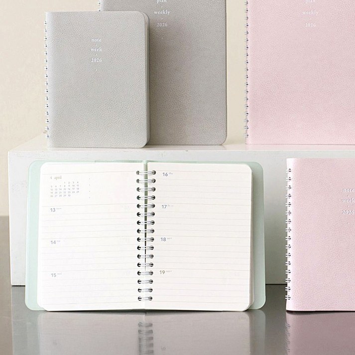 위클리다이어리 2026 불렛저널 노트, 04 커스터드 옐로우