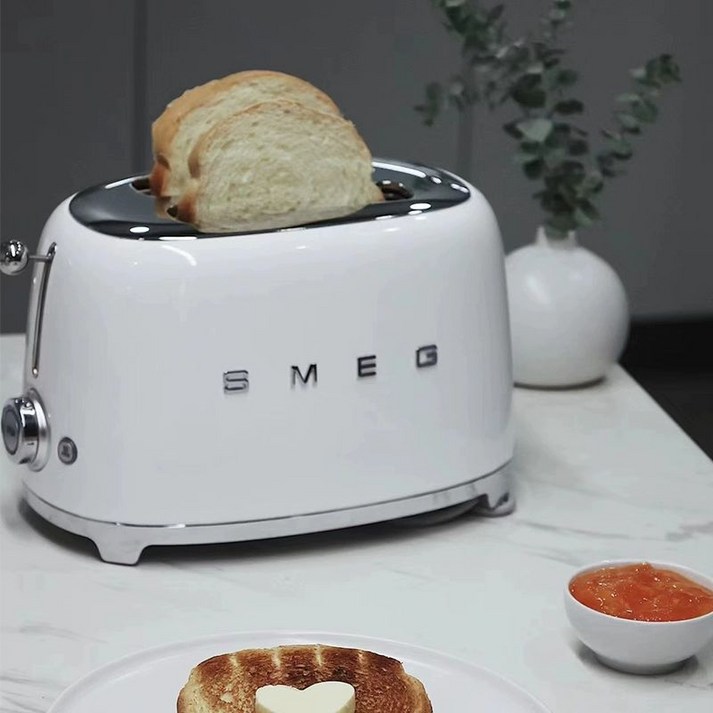스메그 토스터기 스테인리스 제빵기 SMEG 뚜껑포함