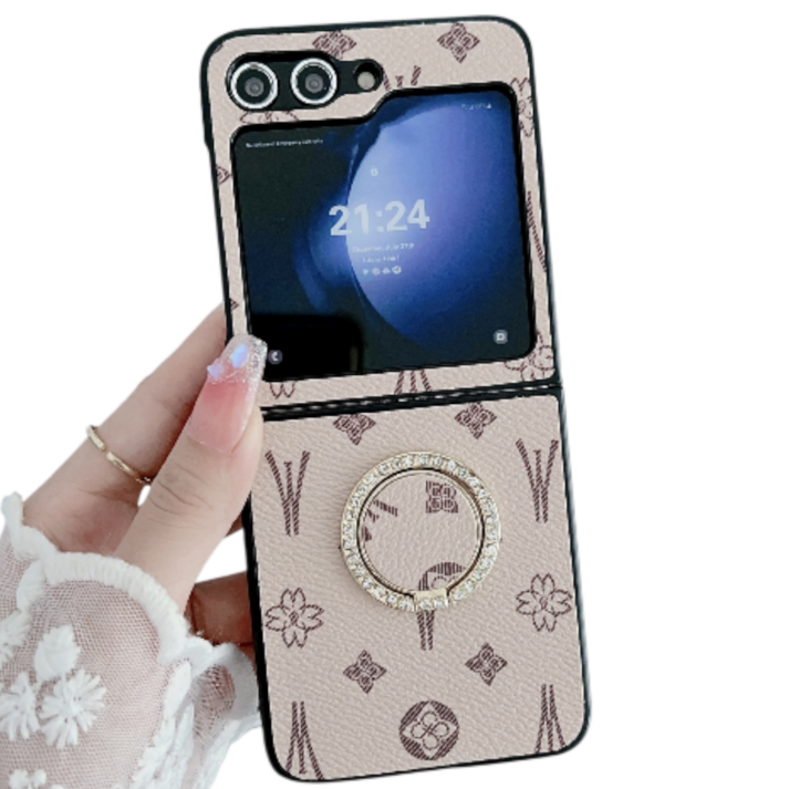 럭스폰 갤럭시 지플립 링 브래킷 빈티지 flip 전용 명품 케이스