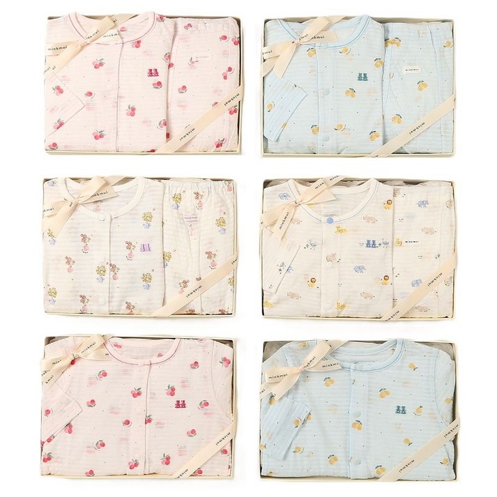 밍크뮤 minkmiu 2026년신상품 내의.우주복 선물세트 36370-041-11.12.20.13 출산백일돌선물 487353