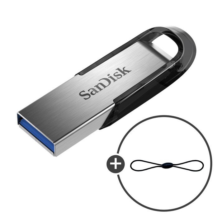샌디스크 Ultra Flair 울트라 플레어 USB 3.0 SDCZ73-064G + USB 고리줄