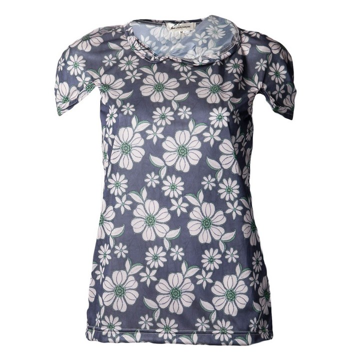 꼼데가르송 floral print top