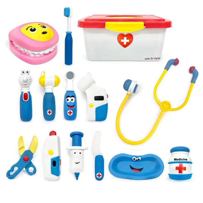 돌 아기 병원놀이 소프트 치과 장난감 세트 여아 치과교육 유아 이빨장난감