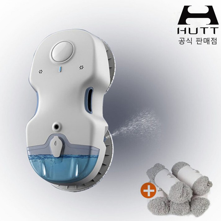 샤오미 HUTT 유리창 로봇청소기 C65 24년C6 3세대 최신형 창문청소기 자동 분수 한국어음성지원 KC인증 한국형 코드 3800PA초강흡입력 리필걸레5세트(포함), C65, 화이트