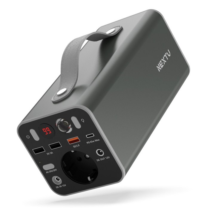 넥스트유 408PBUPS 휴대용 캠핑 아웃도어 AC220v 보조배터리 42000파워뱅크