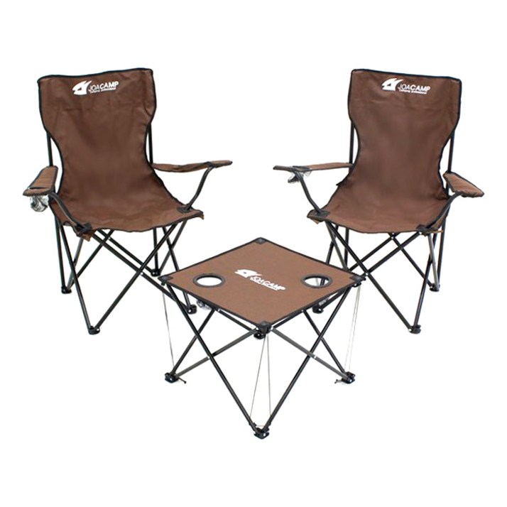조아캠프 트래블 캠핑 테이블 의자 4종 세트 20230516