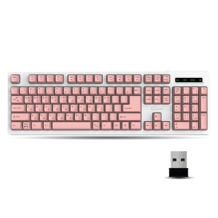 큐센 무선 일반형 키보드 + 키스킨 세트