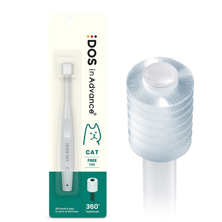 DOS 인어드밴스 고양이 360 칫솔