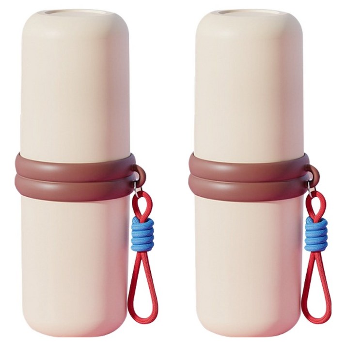 더자카 브라이트 컬러 휴대용 칫솔 케이스