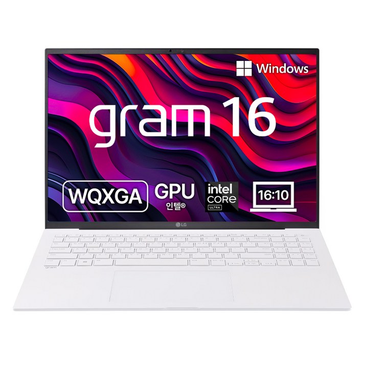 LG전자 2024 그램 16 코어Ultra5, 스노우화이트, 256GB, 8GB, WIN11 Home, 16Z90SU-GRF6K