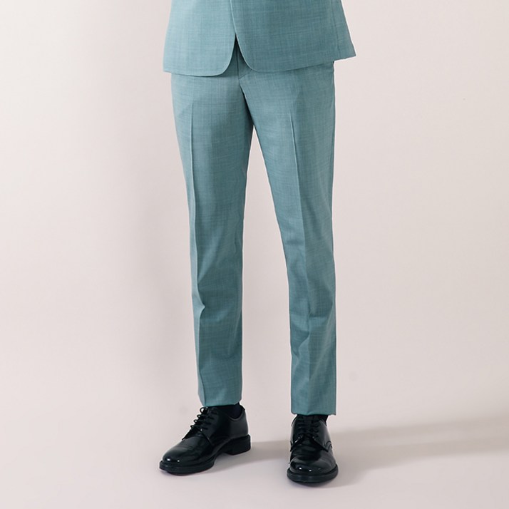 리버클래시 남성용 노치드 슬림핏 모혼방 정장 팬츠 LHS13685