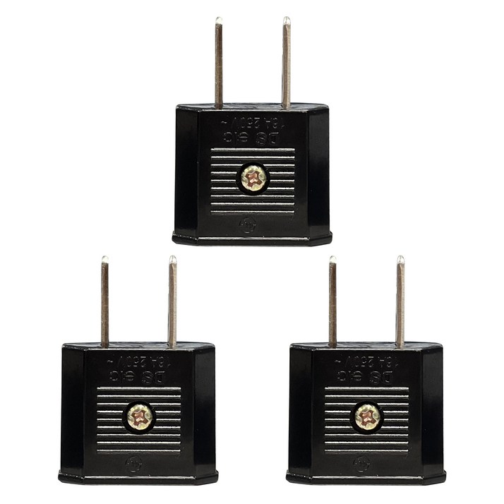 홈플래닛 국내생산 220V 변환 110V 플러그 여행용 어댑터 나사형