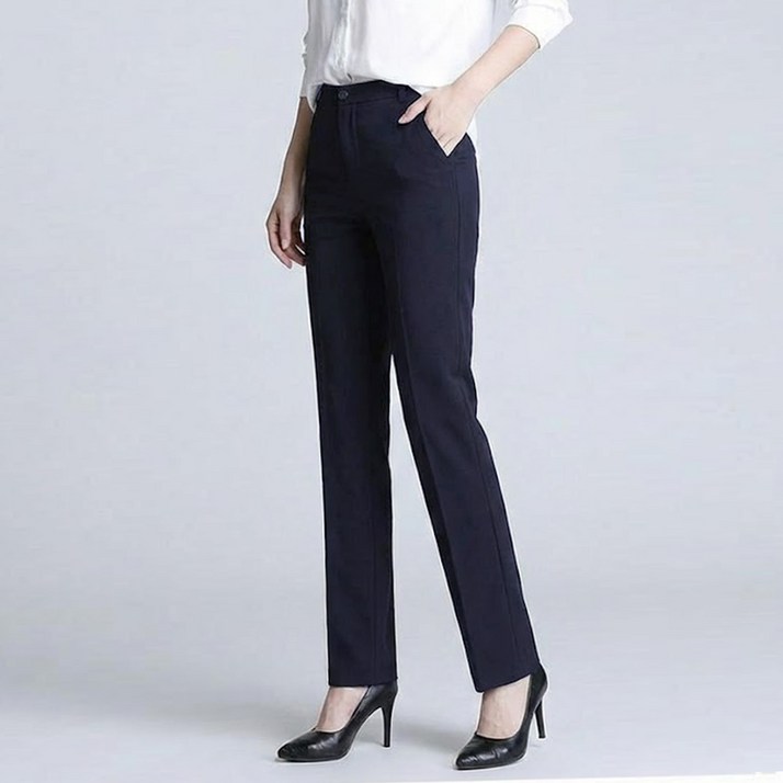 아루아 여성용 링클프리 일자핏 정장 슬랙스