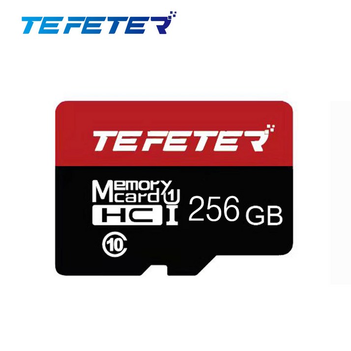 TEFETER 메모리카드 영상 녹화와 사진 촬영용 메모리 카드 카메라 전용 SD 카드, 256G - 투데이밈