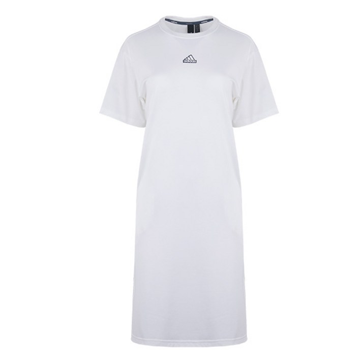 아디다스 여성 WORD 티드레스 반팔 롱 원피스 IM8750