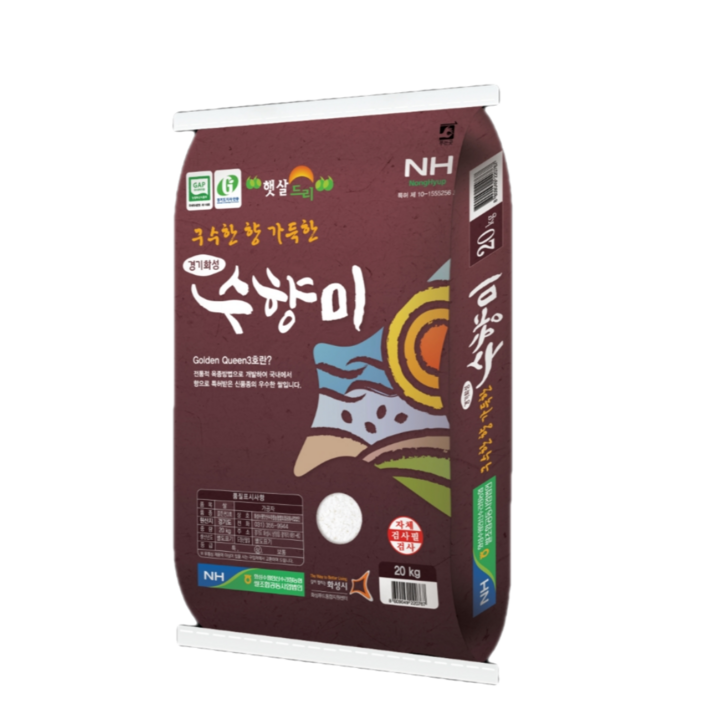 23년햅쌀 화성 수향미 골든퀸 3호 20kg 단일품종