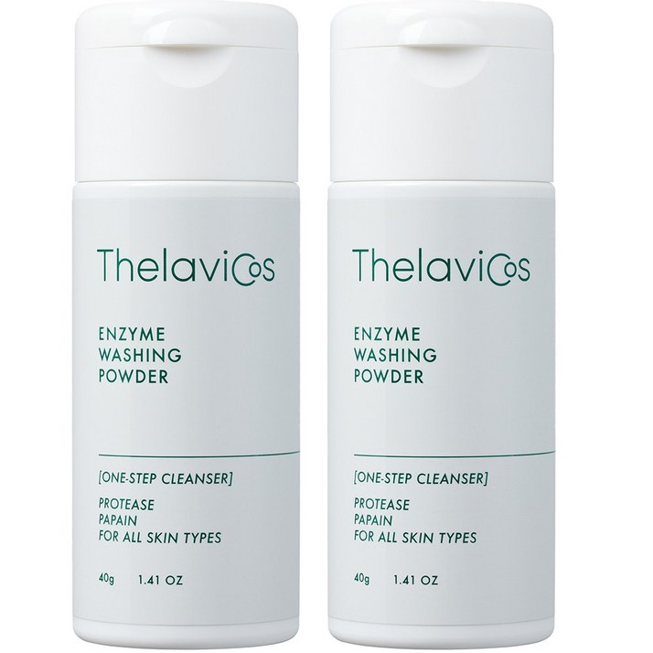 테라비코스 엔자임 워싱 클렌징 파우더, 40g, 2개