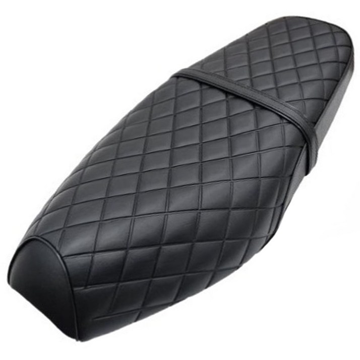 바이크핏 슈퍼커브 순정 튜닝시트 2인시트 2126년 롱시트 최고급형 커스텀 수제 태국, 1개, 블랙