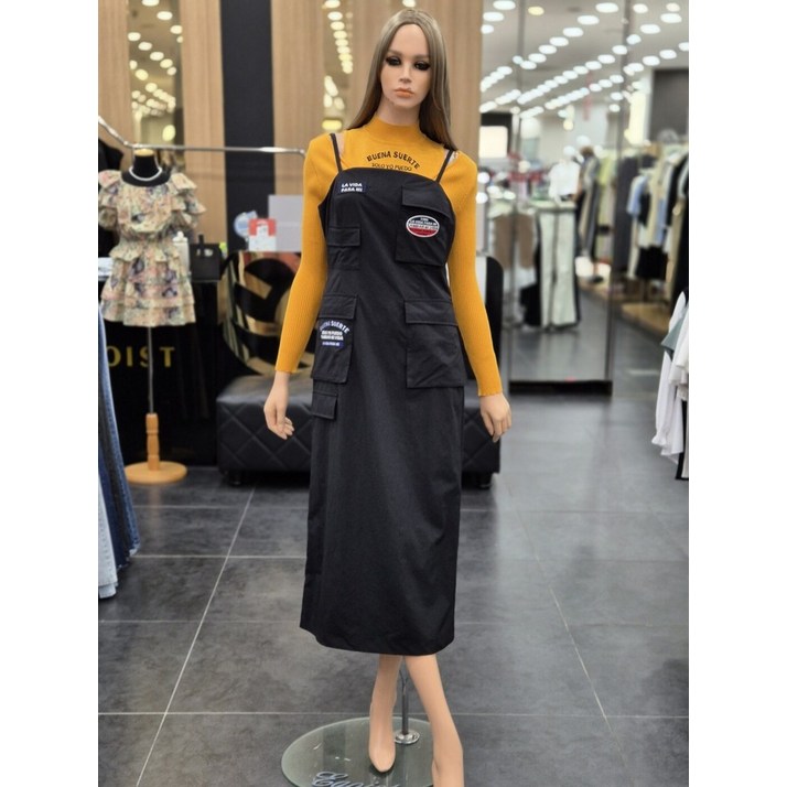 에고이스트 아웃포켓자수포인트슬림원피스EQ3WO361DJ