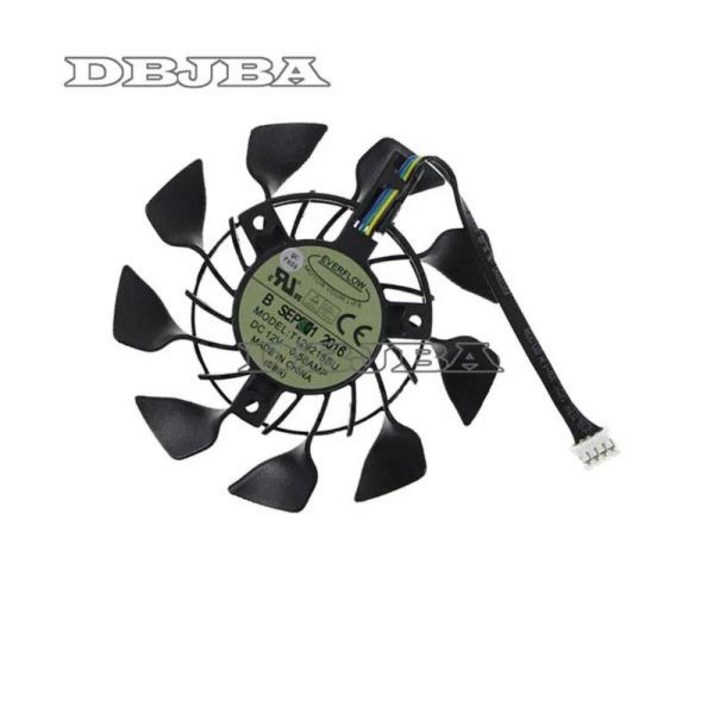 85mm 팬 AS MINI GTX 760 950 960 970 팬 교체 3x39mm 4 핀 T129215SU