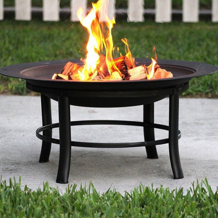 대형 화로대 Bernard 스텐 용품 불멍 아궁이 장작 전원주택 캠핑장 스테인리스