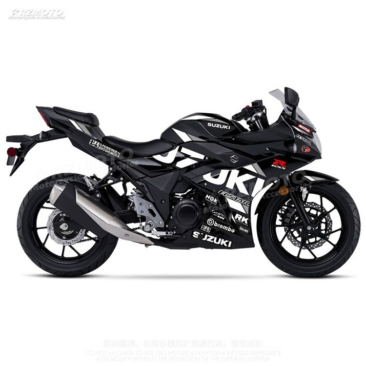 바이크 데칼 오토바이 스티커 스즈키 suzuki GSX250R 전체 랩핑