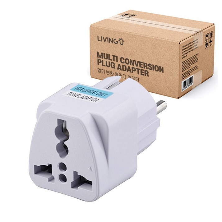 리빙유 멀티 변환 어댑터 콘센트 돼지코 110V 220V 변환