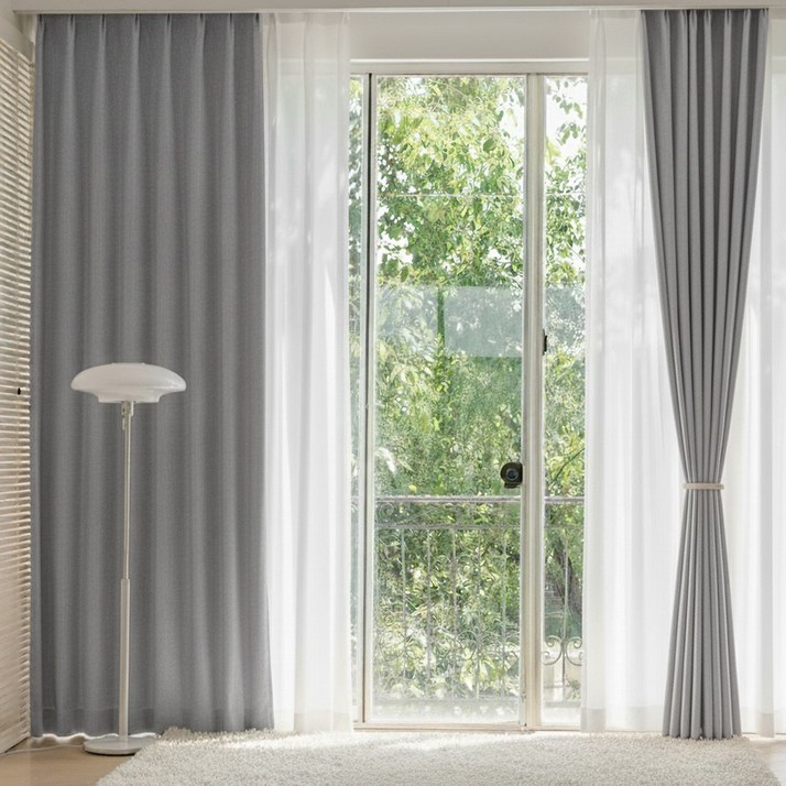 홈키안 고밀도 호텔식 암막커튼 99.9 암막 커튼 인테리어 안방 거실 커튼