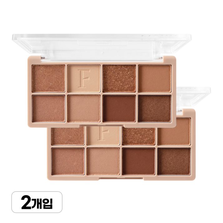 플린 러슬 아이섀도우 팔레트, 2개, 01 드라이 리프
