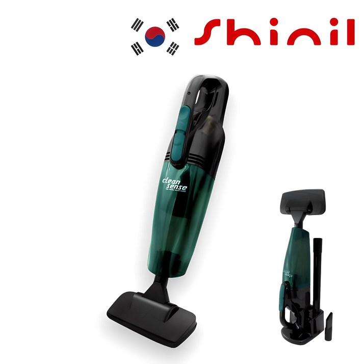 신일 핸디형 항균필터 무선 청소기 SVC-G758, 그린, svc-G758