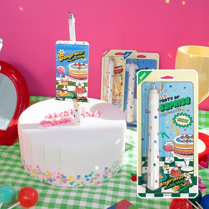 똑소녀 특이한 생일초 생일축하 파티용품