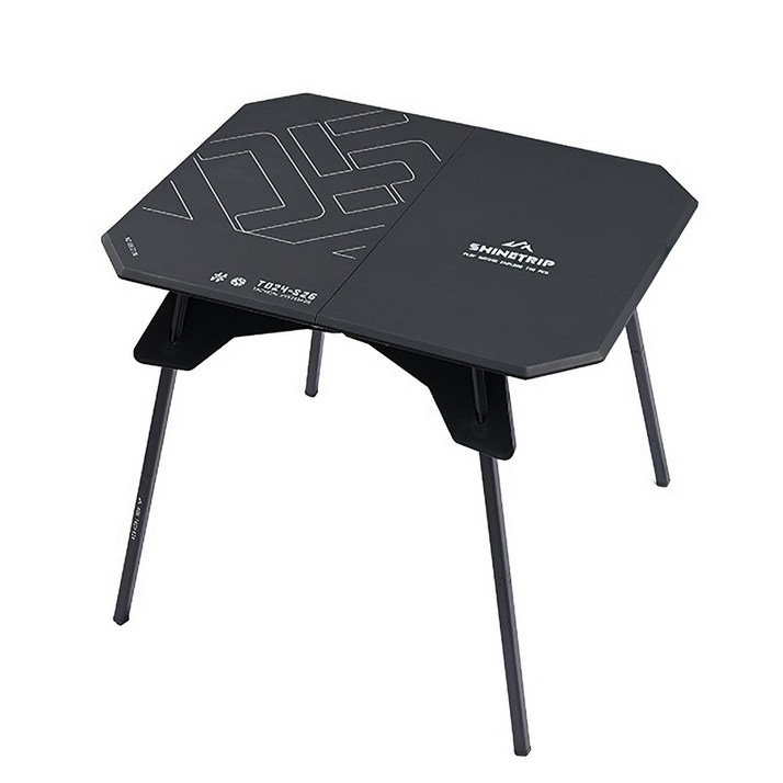 샤인트립 경량 접이식 테이블 A-512, 블랙