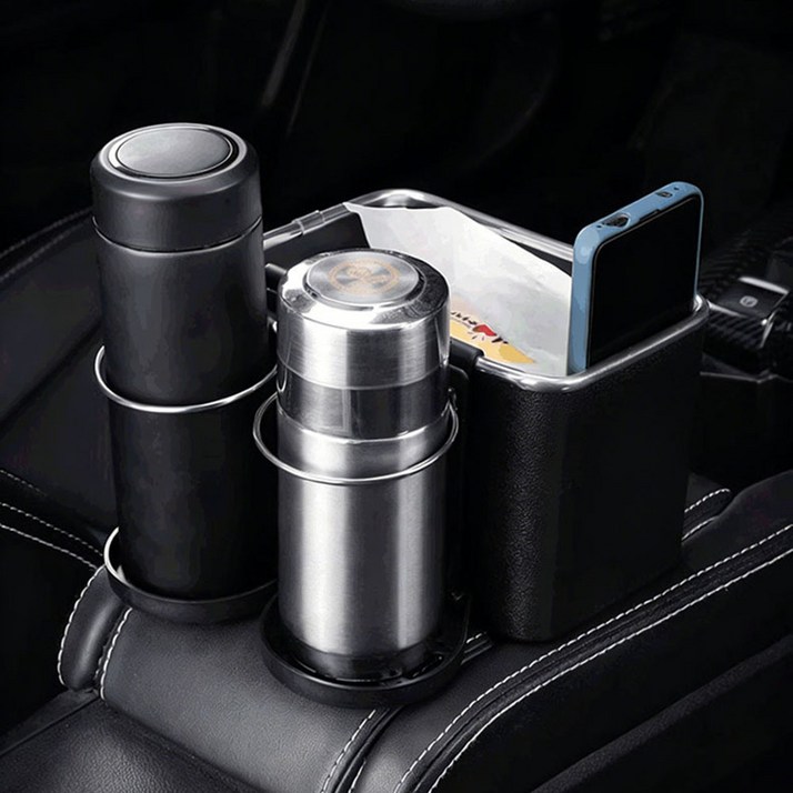 리빙픽 다기능 차량 컵홀더 2in1 수납박스