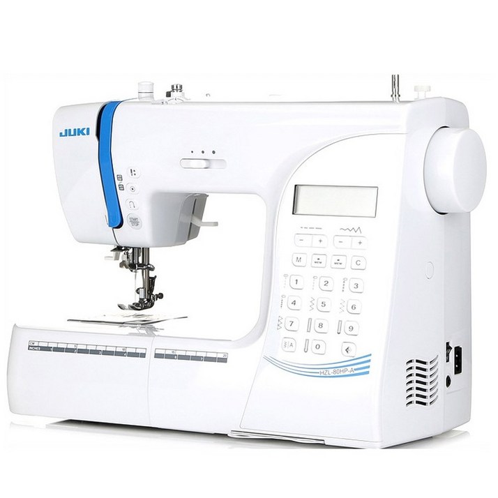 JUKI주끼 HZL 80HP 미싱기 220V 주키 국내호환 소형 전동식 화이트