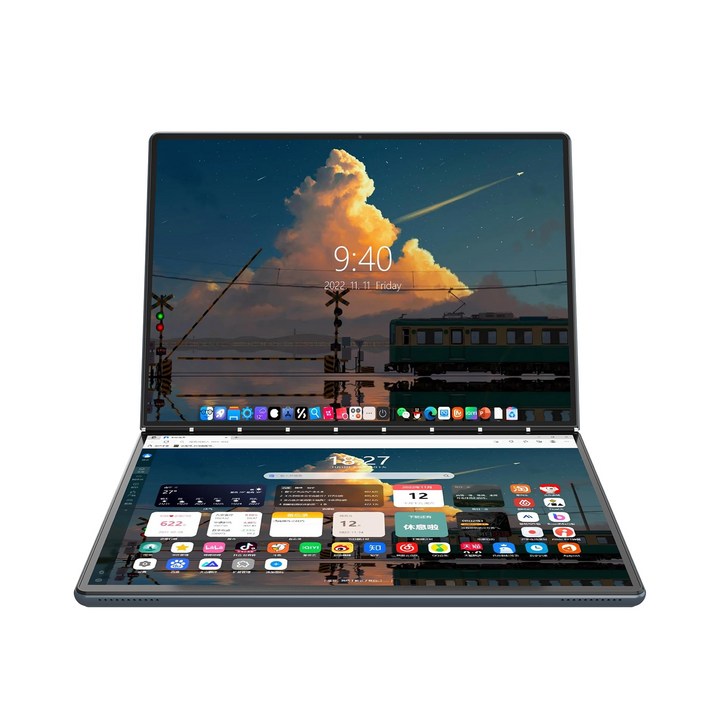 2in1 2.5K CPU Alder LakeN N100 Win 11 Home 16GB RAM512GB SSD 13.5인치 듀얼 터치스크린