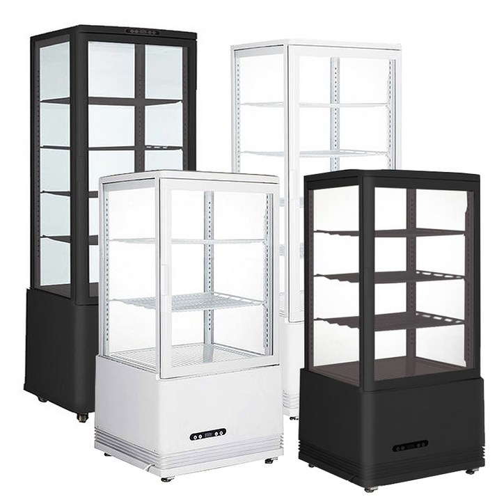 씽씽 사면유리쇼케이스냉장고 냉장쇼케이스 모음RT68L368리터 W430 D380 H910
