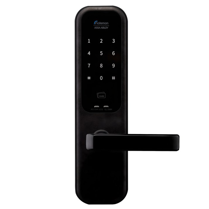 게이트맨 하이브리드 디지털 손잡이 있음 도어락 GL-200H + 설치자재 보강판 세트