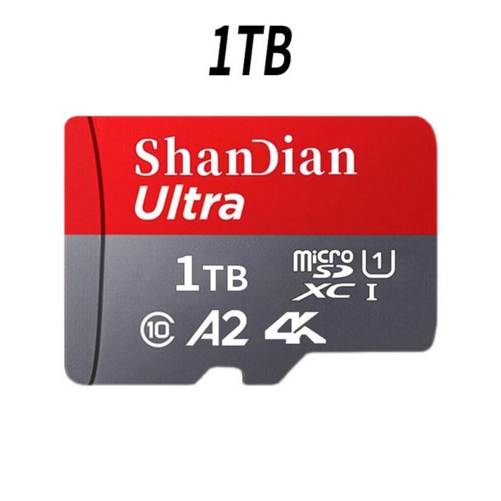 micro sd 메모리 SD 카드 1 테라바이트 마이크로 대형 저장 128GB 256GB 빠른 전송 TF 플래시 스마트폰/태