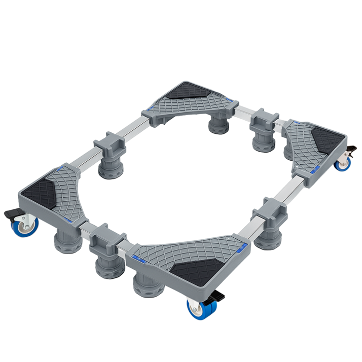 빅사이즈 이동식 세탁기 받침대 8발 바퀴 드럼 통돌이 건조기 소음차단, 1개, NZ-BIG8-R4