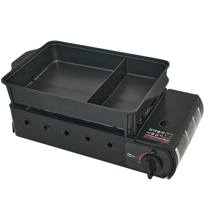 미닛츠 구이바다 휴대용 가스버너 캠핑버너 시그니쳐 블랙나인 M 23인용 MI2022BL, 1세트