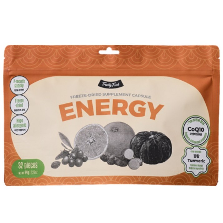 트러스티푸드 동결건조 저알러지 한방캡슐 에너지 강아지 항산화제 노견 기력회복 영양제