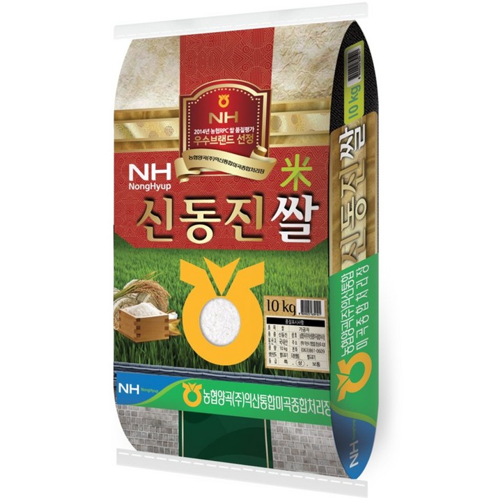 익산농협 22년 햅쌀 신동진쌀 백미, 10kg, 1개 387948