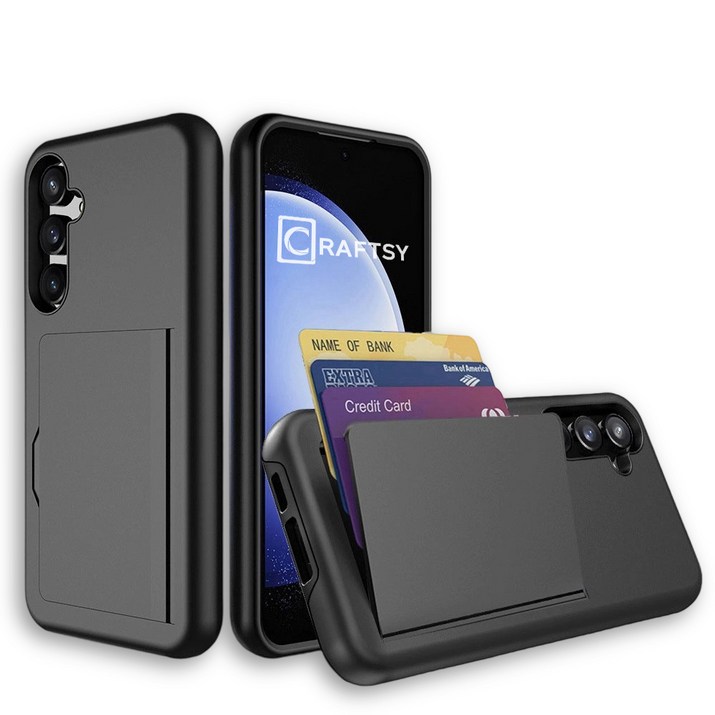 Craftsy 삼성 S21S22S23S24S25 시리즈 폰케이스 카드지갑 3장수납 케이스