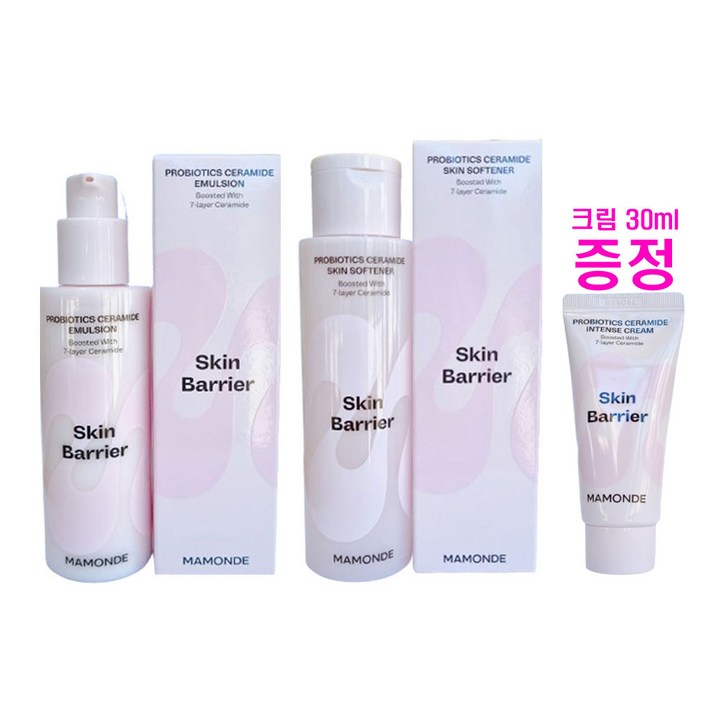 [마몽드] 프로바이오틱스 세라마이드 스킨소프너 200ml + 에멀젼 150ml