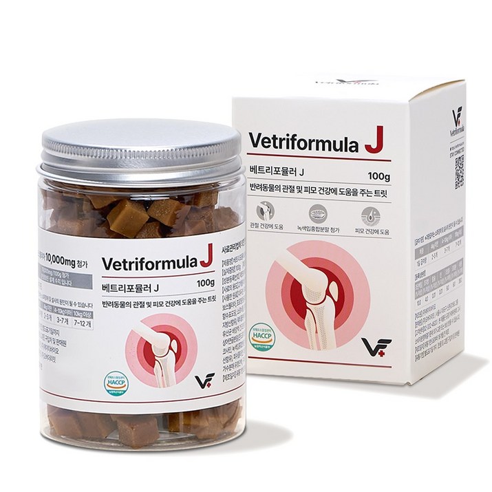 베트리포뮬러 반려동물 종합유산균영양제 관절 피부 면역 오메가3, 100g, 1개, J 관절영양제 보스웰리아 베트리포뮬러 반려동물 종합유산균영양제 관절 피부 면역 오메가3, 100g, 1개, J 관절영양제 보스웰리아